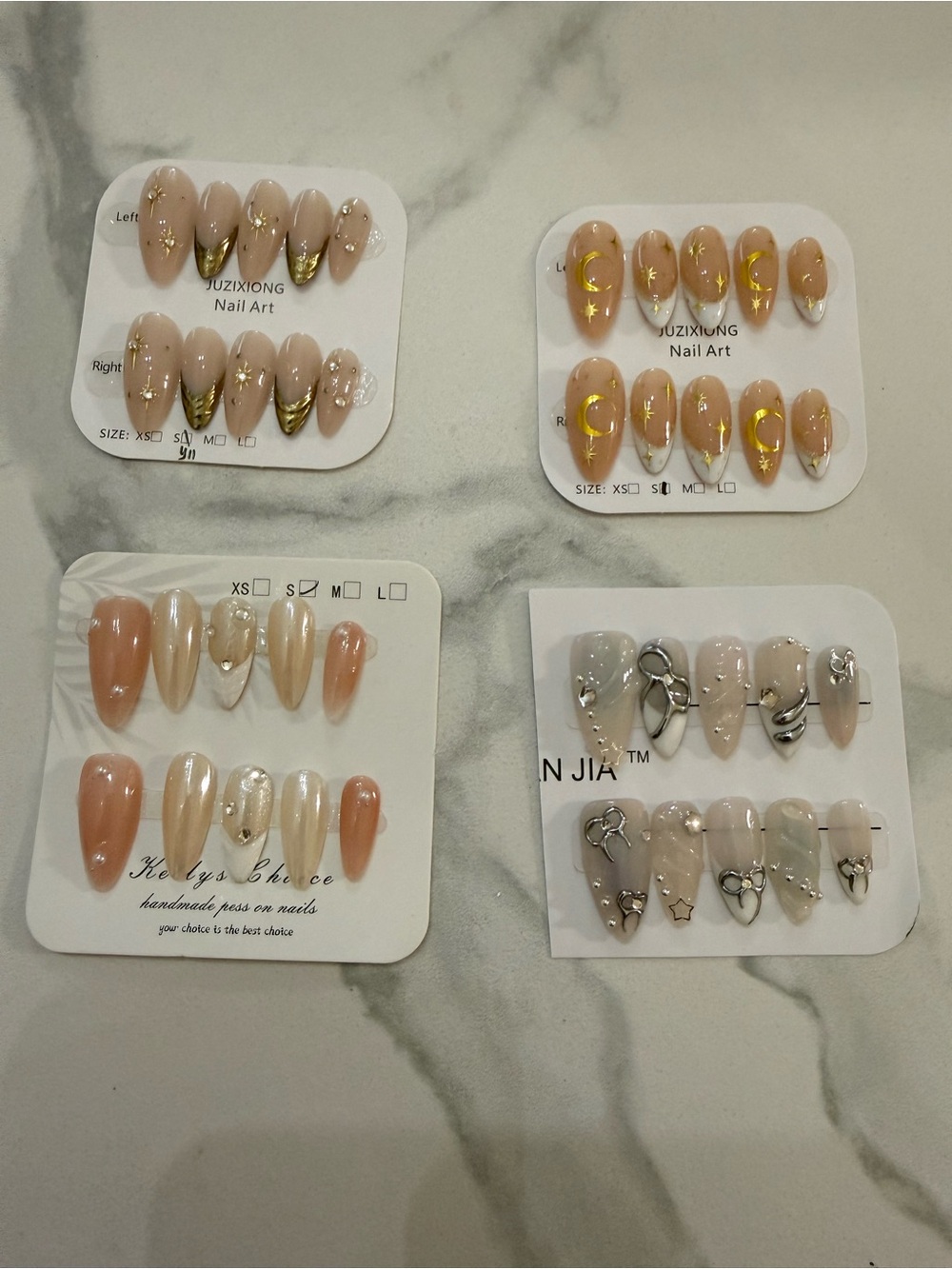 Handmade nails (4 sets)